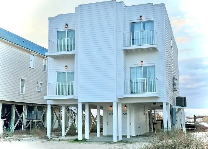 Beachfront Duplex Heated Pool Sleeps 27 Gulf Shores